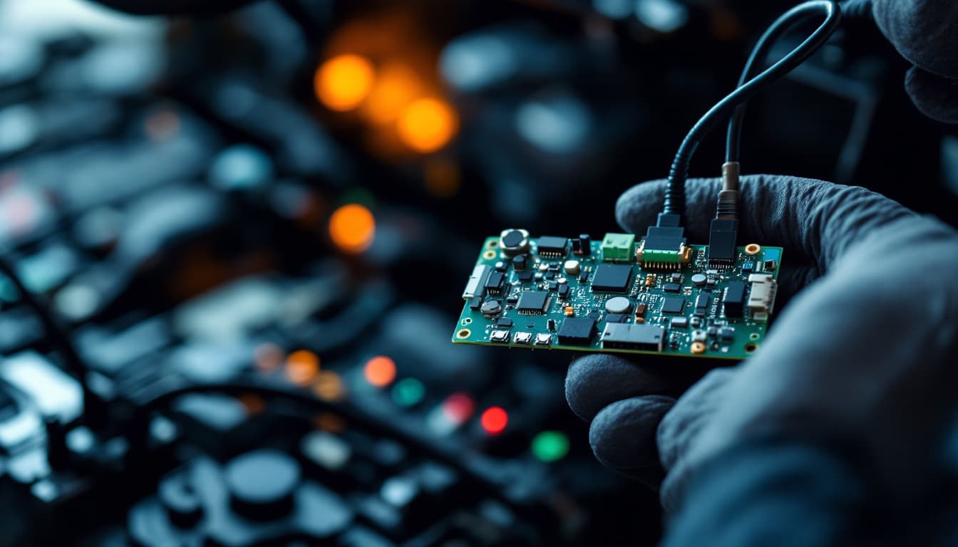 technician programming a body control module in a vehicle in Southlake TX