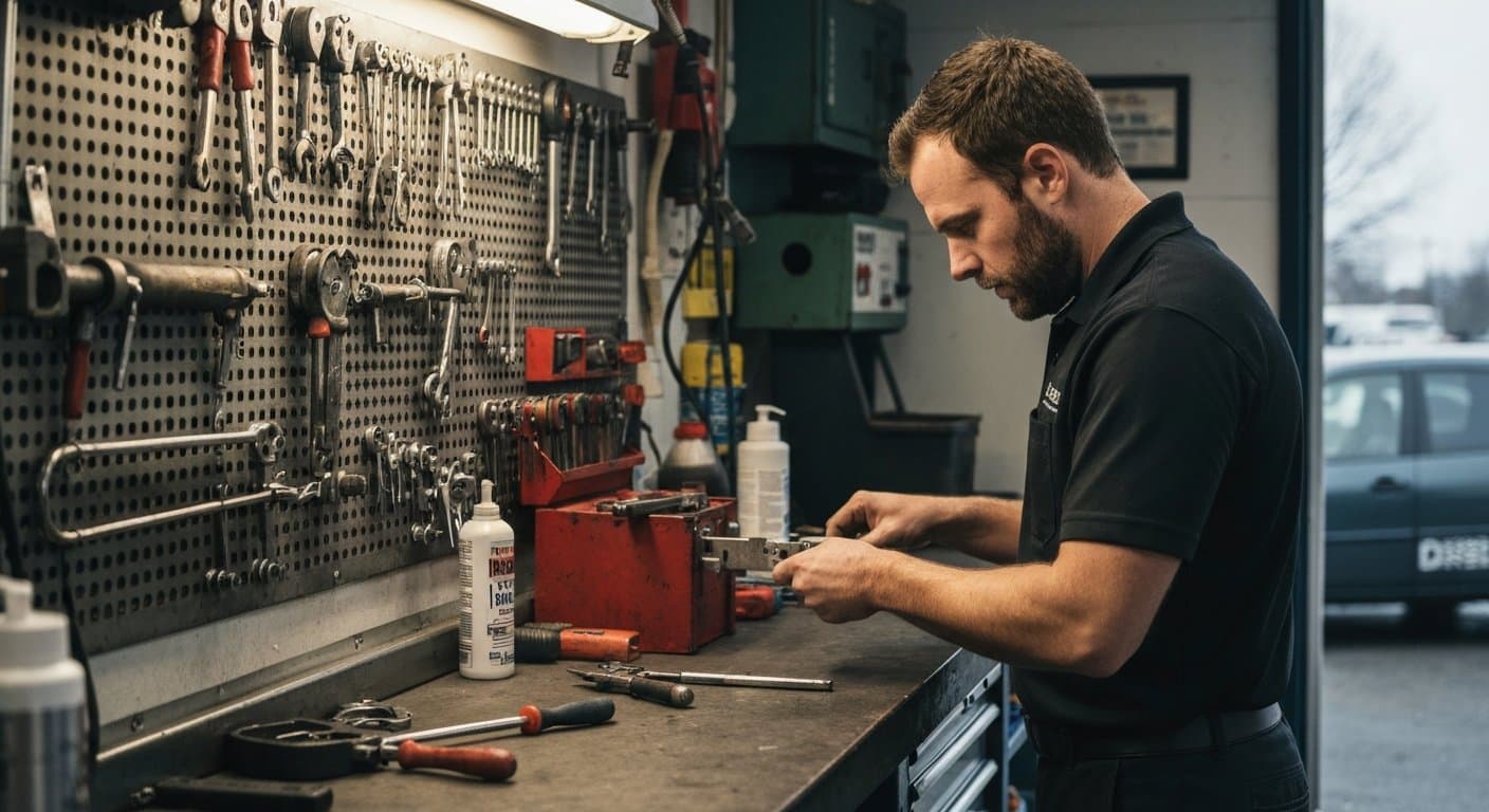 automotive locksmith illustrating Emergency Locksmith Southlake: Mobile Car Key Replacement & Programming