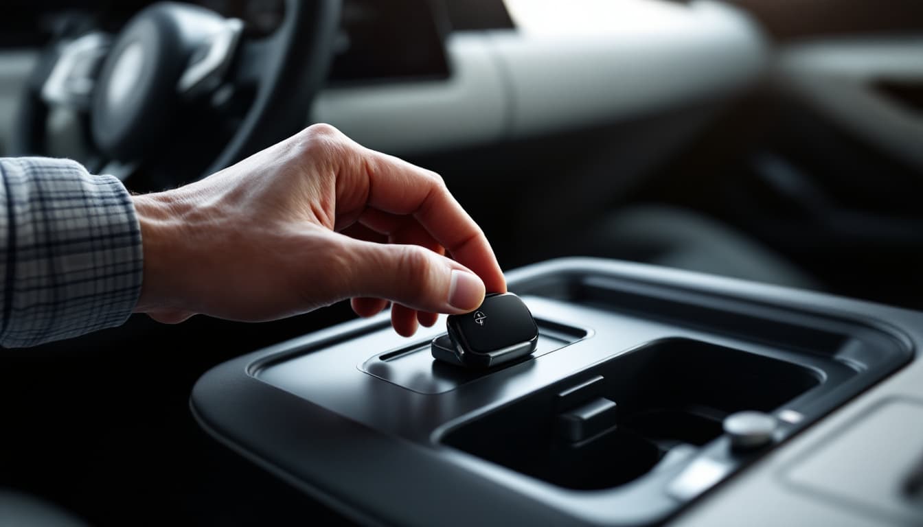 driver pressing an unresponsive push button start with a key not detected warning in Southlake TX